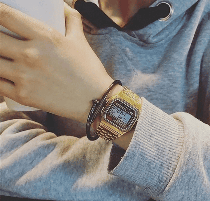 New Retro Classic LED Stainless Steel Digital Unisex Watch  New Retro Classic LED Stainless Steel Digital Unisex Watch